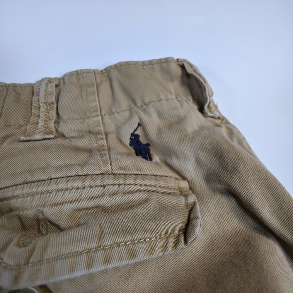 Polo Ralph Lauren Cargo Shorts Men's 42 x 10 Brown Chino Pocket Side Hiking - Picture 11 of 11